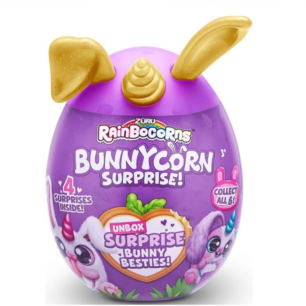 New Rainbocorns Bunnycorn Surprise by ZURU-Gold ears egg Unbox Surprise Bunny